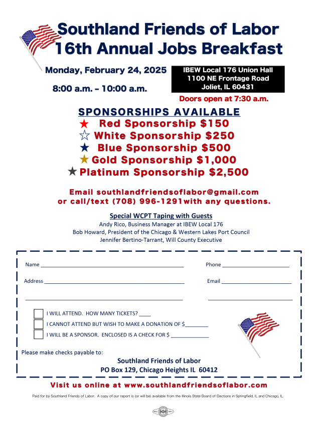 16th Annual SFoL Breakfast Form 16th Annual SFoL Breakfast Form