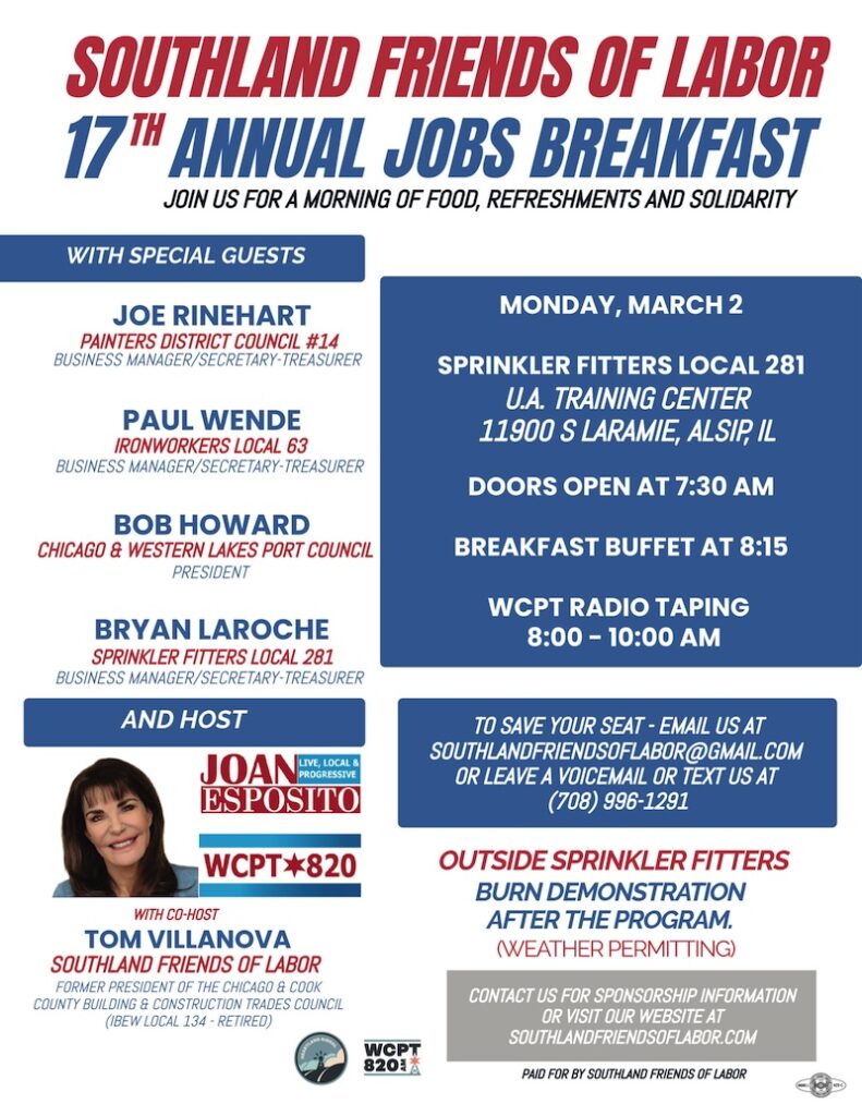Southland Annual Breakfast Line Up